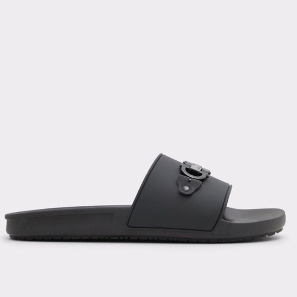Also Loungeslide Slide sandal Black Mens Size 11 Nwt Without Box - Picture 2 of 11